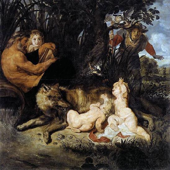 Peter Paul Rubens Romulus and Remus. Norge oil painting art